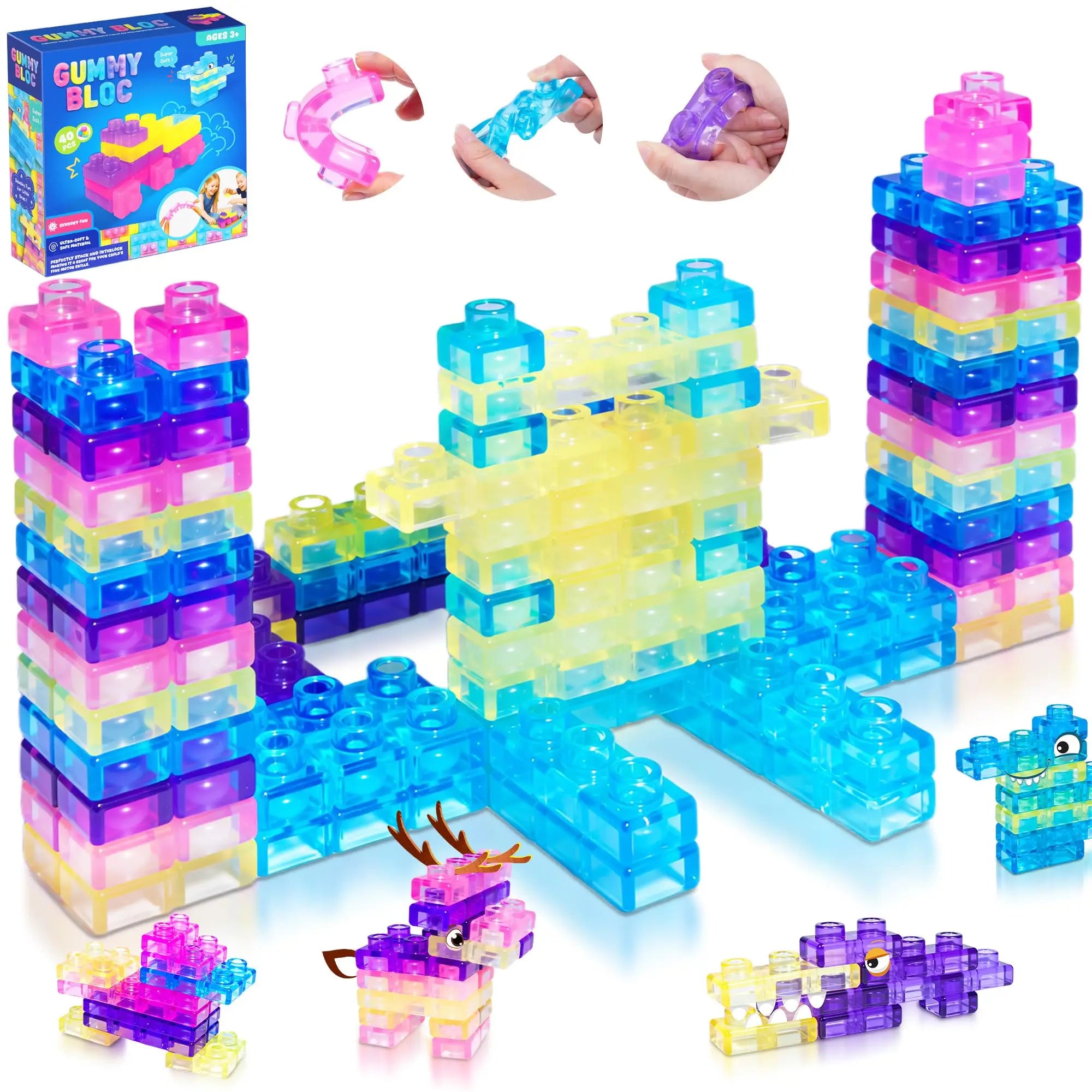 Gummy Bloc Squishy Building Blocks Set